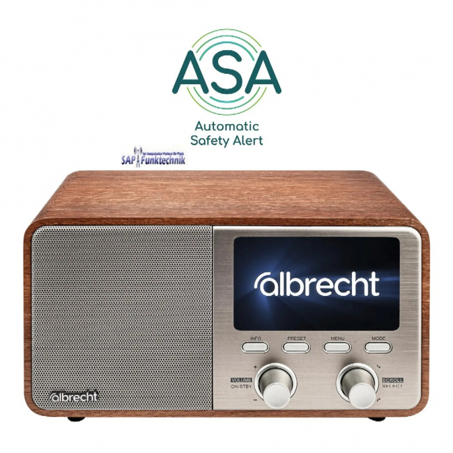 Albrecht DR 760 Digitalradio, ASA Warnmeldungen